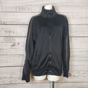 Men's Full Zipper Black Sweater